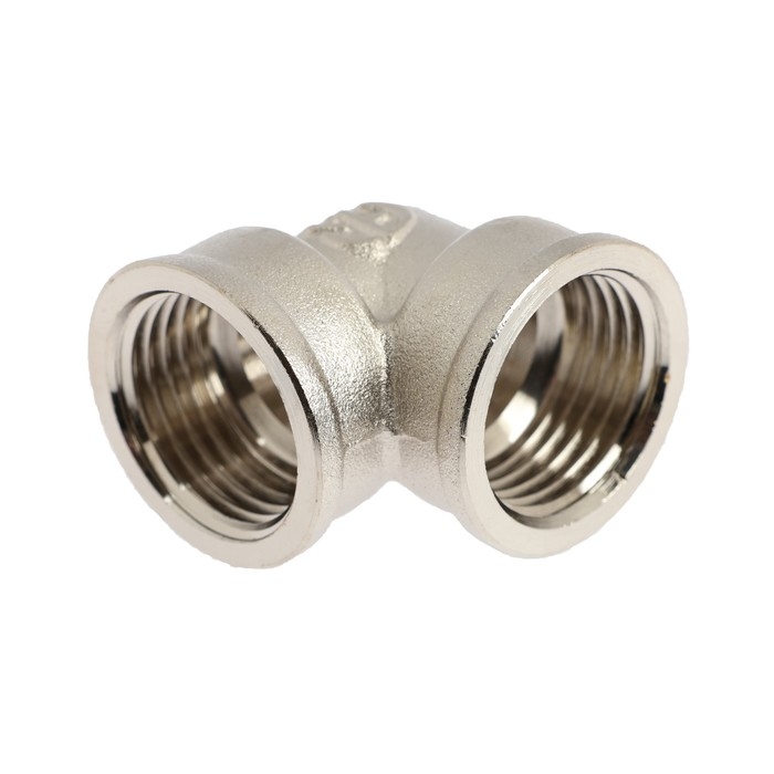 Уголок AQUALINK, 1/2", внутренняя резьба, никелированная латунь