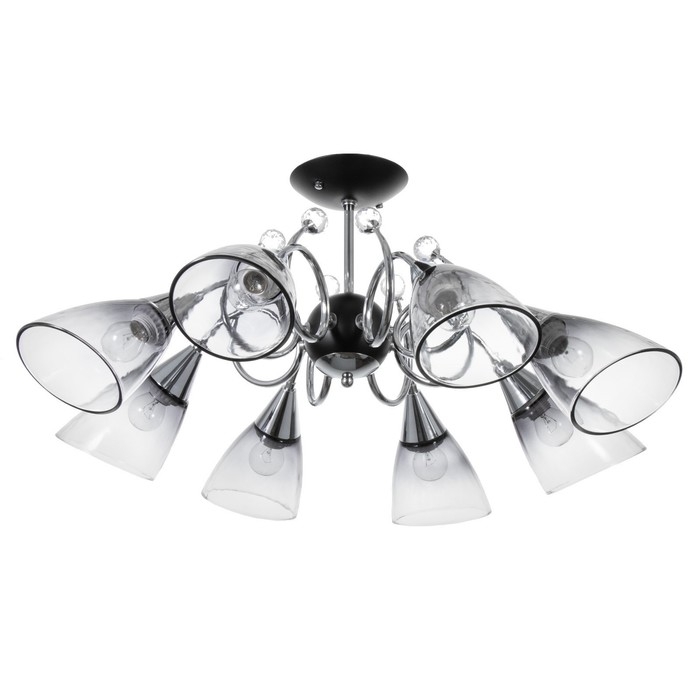 Люстра Люстра "Марианна" 8хЕ27 40Вт черный 77х77х33см BayerLux