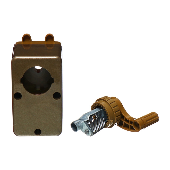 Точилка механическая с контейнером Классика Золото