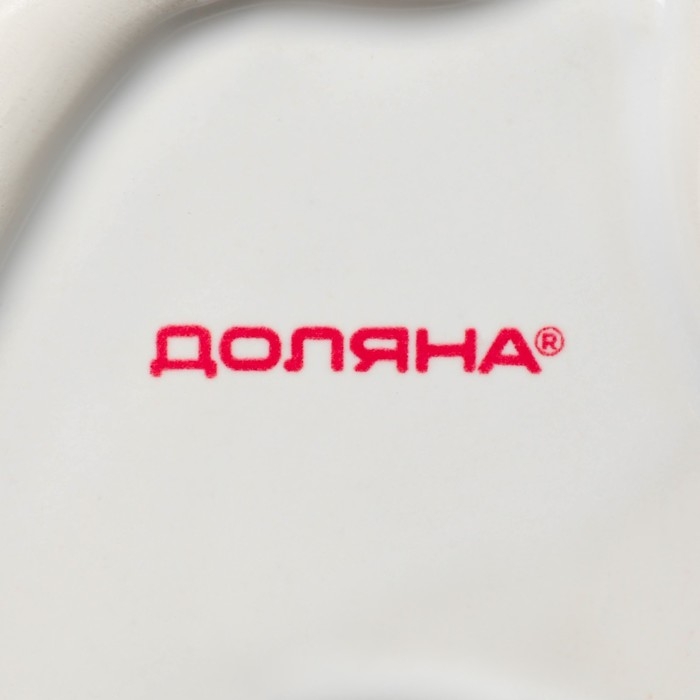 Подставка для торта Доляна «Мишка Отто», 20,5×11,5 см, цвет белый Подставка для торта Доляна «Мишка Отто», 20,5×11,5 см, цвет белый