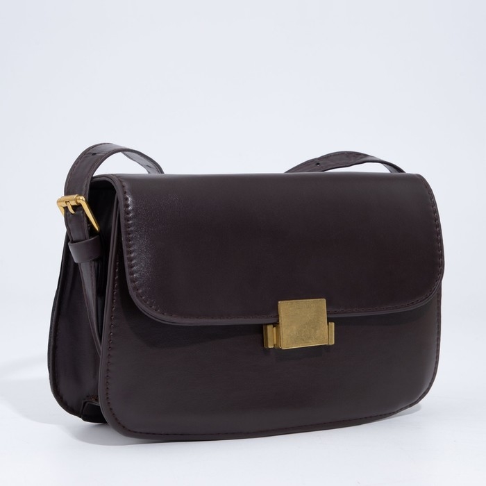 Сумка-мессенджер на клапане, цвет коричневый Сумка-мессенджер на клапане, цвет коричневый