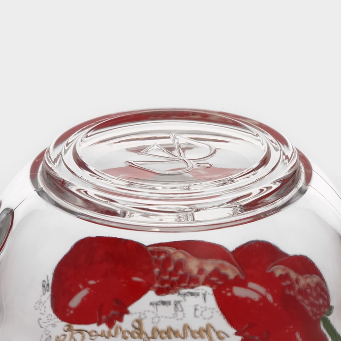 Кружка стеклянная «Полезные фрукты», 200 мл, рисунок МИКС