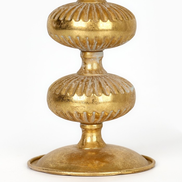 Подсвечник металл «Ярусы» для одной свечи 16 х 16 х 25 см