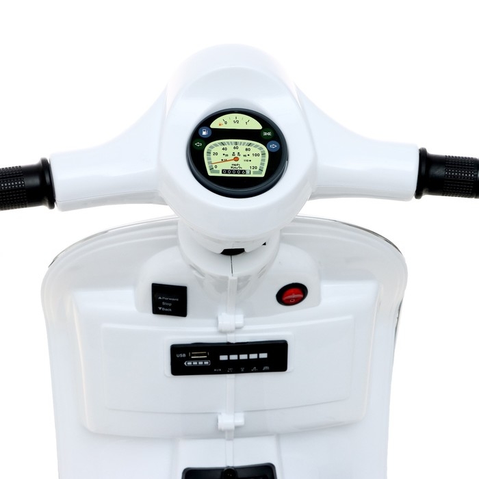 Электромотоцикл VESPA PX, цвет белый Электромотоцикл VESPA PX, цвет белый