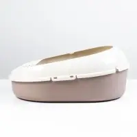 Лоток для кошек с бортом без сетки &laquo;Космо&raquo; 51.9&times;37.8&times;21.3 см, коричневый