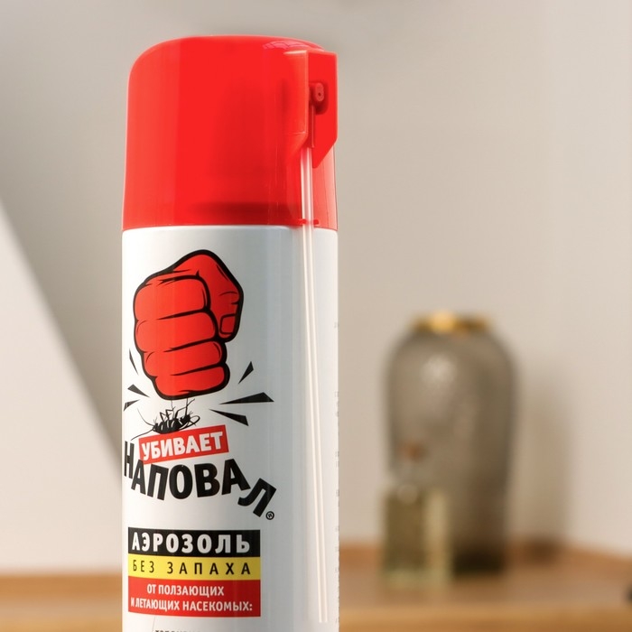 Инсектицидное средство  Инсектицидное средство "Наповал", дихлофос, 600 мл.