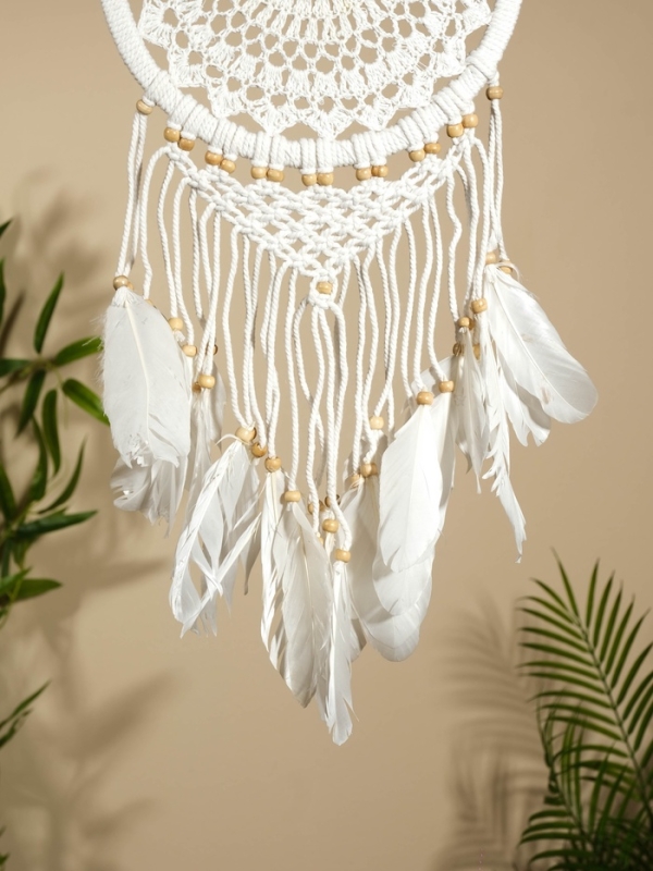 Ловец снов Ловец снов "Белый цветок" 22х75 см.