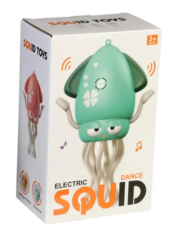 Музыкальная игрушка  Музыкальная игрушка "Кальмар" свет, звук, танцует