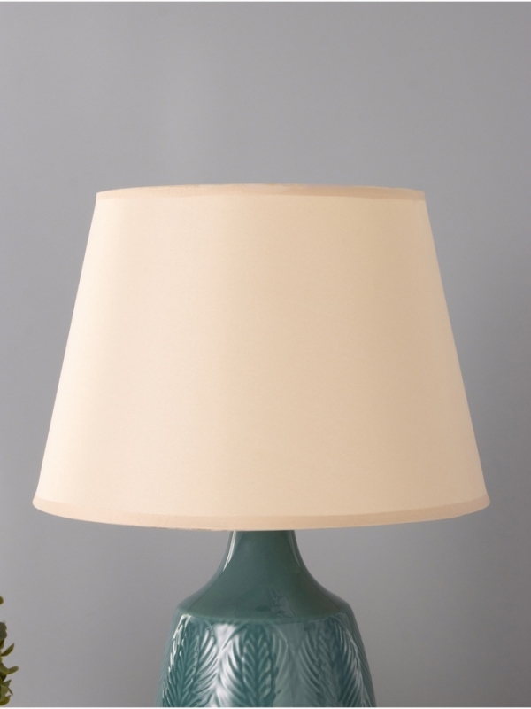 Настольная лампа Настольная лампа "Жанин" 1х15Вт Е14 бирюзовый 28х28х42 см