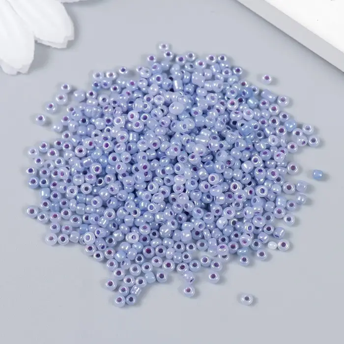 Бисер стекло 12/0  Бисер стекло 12/0 "Цветная серединка. Васильковый" 30 гр