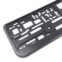 Рамка под номерной знак книжка (черная) JT JRN-01