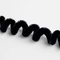 Синельная проволока, набор 50 шт., чёрная, 30 см