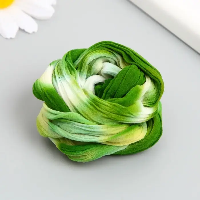 Капрон для цветов двухцветный Капрон для цветов двухцветный "Бело-зелёный" 50 см