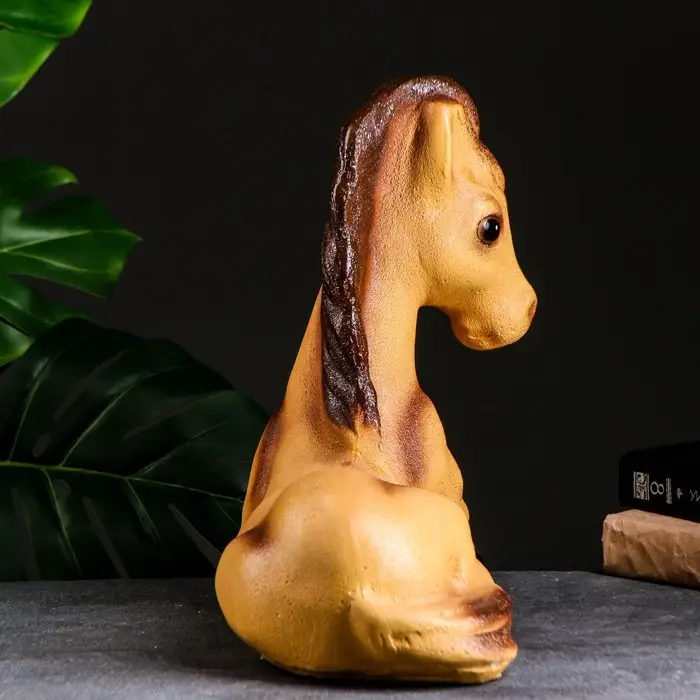 Копилка "Лошадь лежа" большая 34х39х21 см