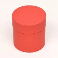 Набор шляпных подарочных коробок 4 в 1 &laquo;Красный&raquo;, 20&times;20 ‒11&times;11 см