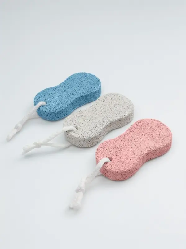 Пемза для педикюра «Бесконечность», с подвесом, 9.5×4.5 см, в коробке, МИКС