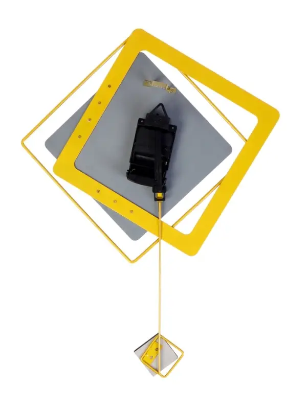 Часы настенные интерьерные &laquo;Геометрия&raquo;, с маятником, плавный ход, 40&times;53 см