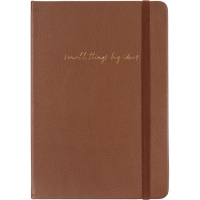 Ежедневник недатированный коричневый, А5, 140x200мм, 136 л. ATTACHE