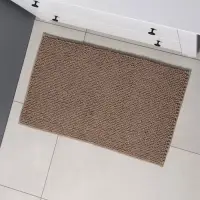 Коврик для дома LaDо́m, букли, плотность 1100 г, 50&times;80 см, коричневый