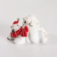 Фигурка &laquo;Белый медведь с медвежонком&raquo;, 14&times;9.5&times;10.5 см