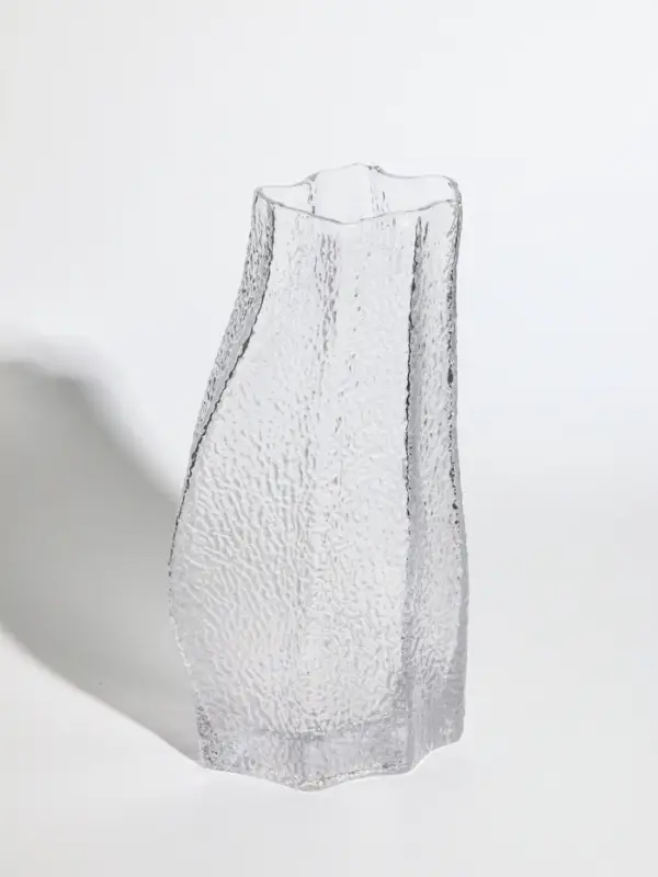 Ваза стекло настольная  Ваза стекло настольная "Дженис" 25х12х8 см, прозрачный