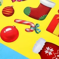 Роспись по дереву на новый год. Игровой набор для детей &laquo;Нарядные елочки&raquo;, набор для творчества