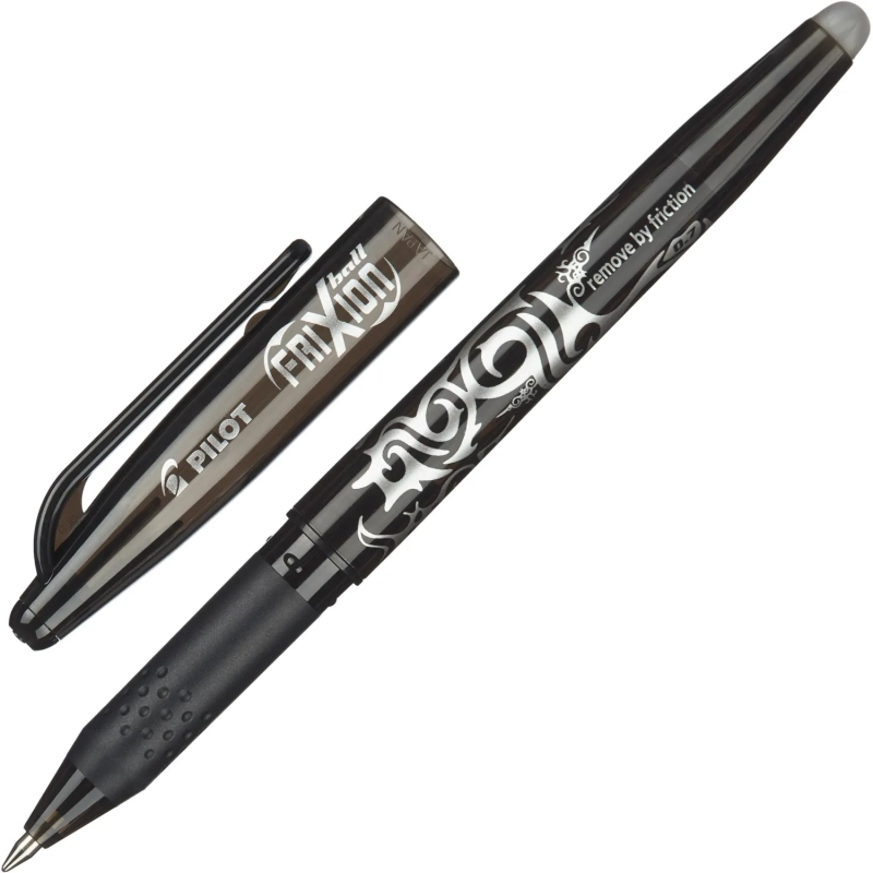 Ручка гелевая PILOT BL-FR7 Frixion резин.манжет черный 0,35мм Япония