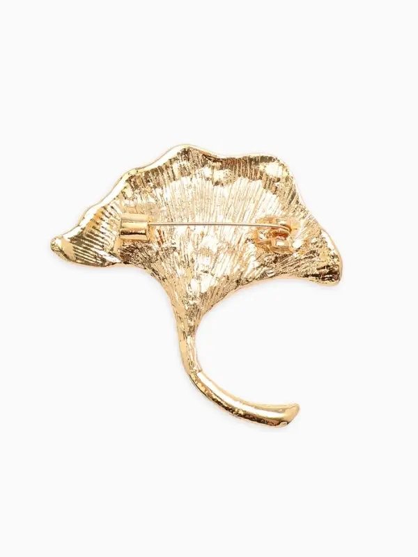 Брошь  Брошь "Цветок каллы", цвет золото