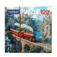 Пазл 120 эл. "Красный паровоз" Premium  120ПЗ5_35436