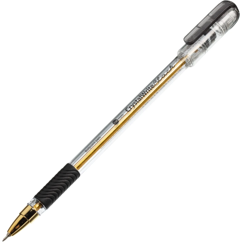 Ручка шариковая BrunoVisconti неавтомат. CRYSTALWRITE,черн,038мм,20-0404/02