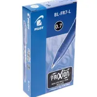 Стираемая ручка Pilot. Frixion, гелевая, синий стержень BL-FR-7 (L), узел 0.7 мм