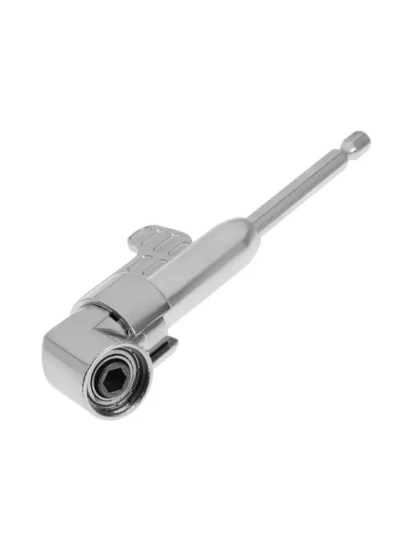 Адаптер угловой для дрели ТУНДРА, удлиненный, для работы в труднодоступных местах