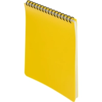Блокнот А5,60л,кл,спир,пласт.обл,тонир.бл. Attache Bright colours Желтый