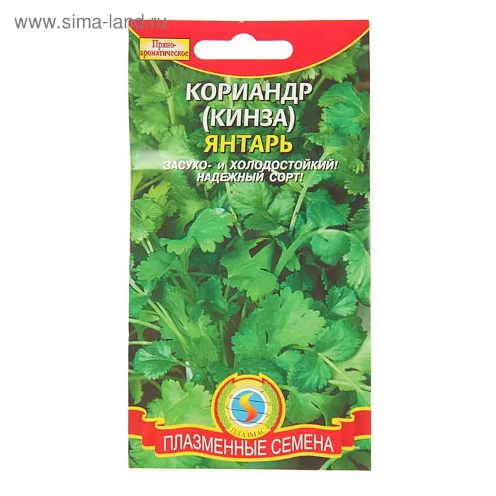 Семена Кориандр (кинза)  Семена Кориандр (кинза) "Янтарь", 2 г