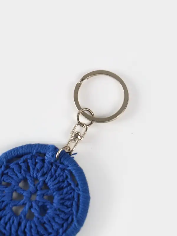 Брелок Брелок "Ловец снов" 19 см, цв. синий