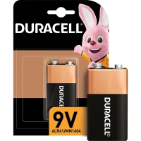 Батарейка DURACELL 6LR61-1BL/6LF22-1BL/Крона 9V бл/1шт