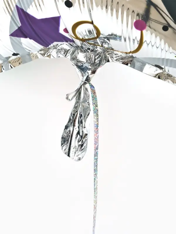 Воздушные шары фольгированные 18" звезда "С днем рождения, металлик" набор 5 штук