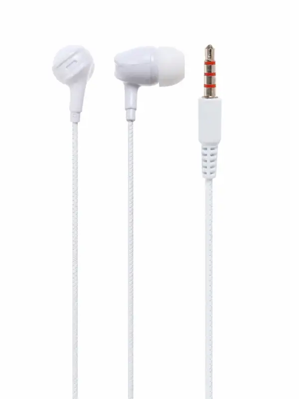Наушники проводные SY-002, вакуумные, микрофон, Jack 3.5 мм, белые