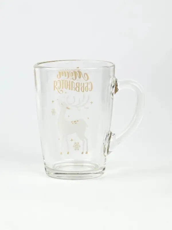 Кружка новогодняя стеклянная &laquo;Мечты&raquo;, 300 мл