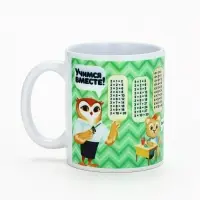 Кружка чайная керамическая &laquo;Таблица умножения&raquo;, 320 мл