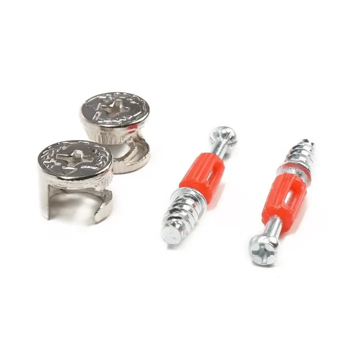 Стяжка мебельная эксцетриковая ТУНДРА, в комплекте со штоком, 10 шт Стяжка мебельная эксцетриковая ТУНДРА, в комплекте со штоком, 10 шт