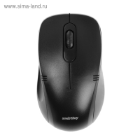 Мышь Smartbuy ONE 358AG-K, беспроводная, оптическая, 1200 dpi, USB, 2xAAA, черная