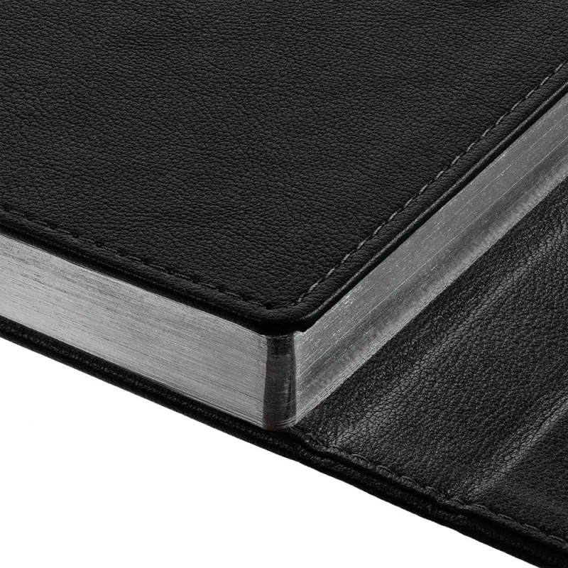 Ежедневник Flap на заказ, недатированный, черный Ежедневник Flap на заказ, недатированный, черный