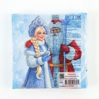Салфетки новогодние бумажные Home Classic &laquo;Дед Мороз и Снегурочка&raquo;, 3 слоя, 33&times;33 см, 20 шт.