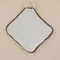 Мочалка массажная SL Home &laquo;Ортика&raquo;, бамбуковое волокно, 21&times;20.5 см, серая