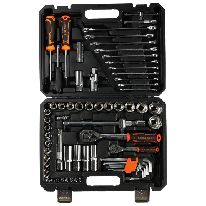 Набор инструментов универсальный KINGQUEEN WIB-60015, 72 зуба, 1/2 1/4", 70 предметов