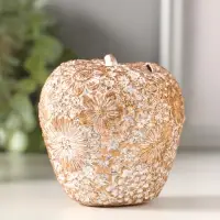 Копилка полистоун "Яблоко" 9,5х8,5 см