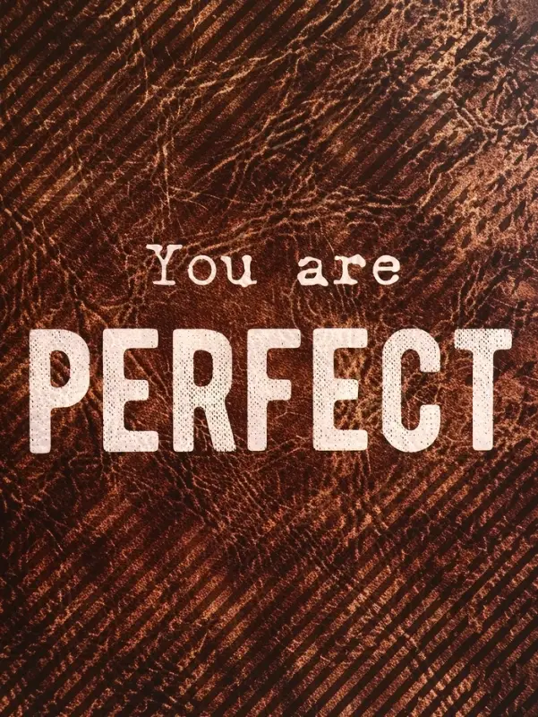 Пакет подарочный вертикальный YOU are PERFECT, 26&times;32&times;12 см