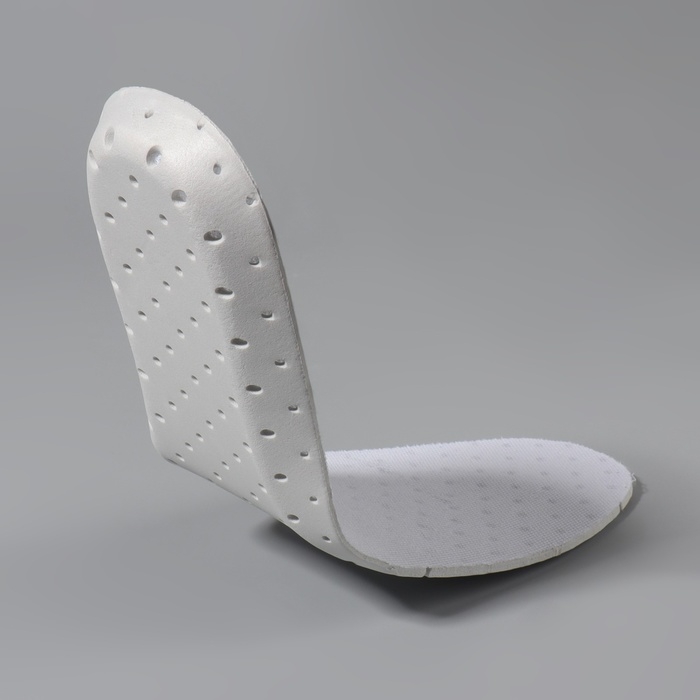 Стельки для обуви, универсальные, дышащие, р-р RU до 44 (р-р Пр-ля до 46), 28 см, пара, белые Стельки для обуви, универсальные, дышащие, р-р RU до 44 (р-р Пр-ля до 46), 28 см, пара, белые