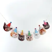 Гирлянда бумажная &laquo;Котики&raquo;, 250 см